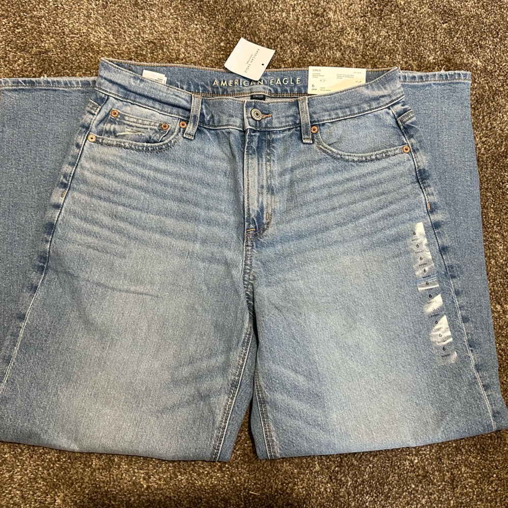 American Eagle Outfitters Women's Jeans - Dark and Light Blue 2pair bundle - Picture 9 of 15